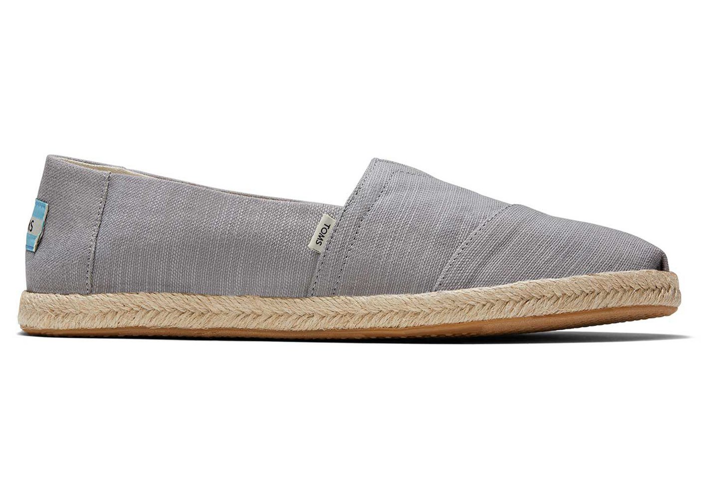 Toms Espadryle Męskie Szare - Alpargata Rope - 19RCHASZM